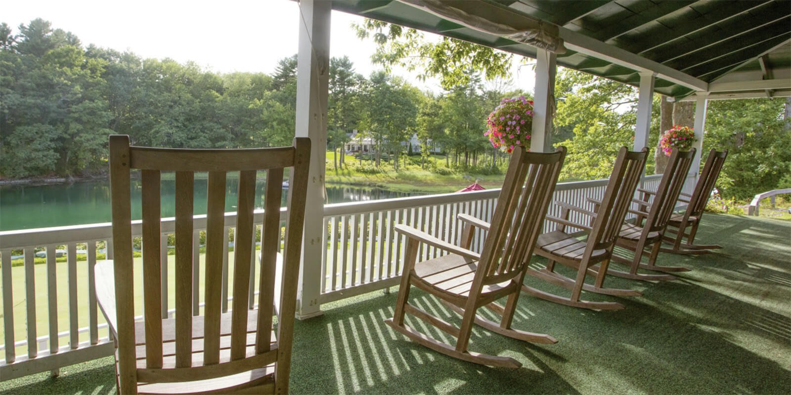 view from porch of 41 House